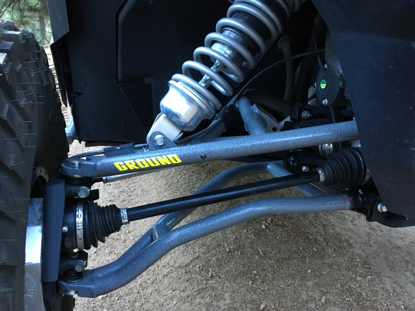 Polaris General +6 Long Travel Suspension System, Ground Control